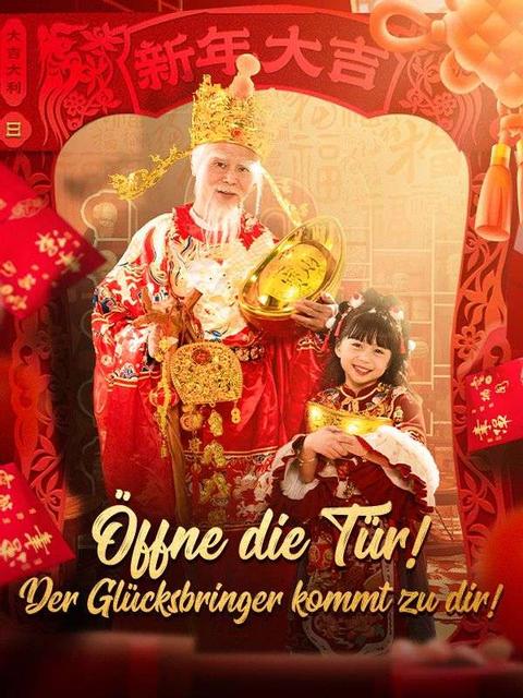 Öffne die Tür! Der Glücksbringer kommt zu dir!