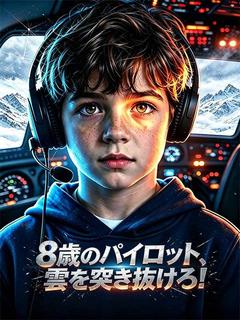 8歳のパイロット、雲を突き抜けろ！
