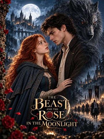 The Beast and the Rose in the Moonlight